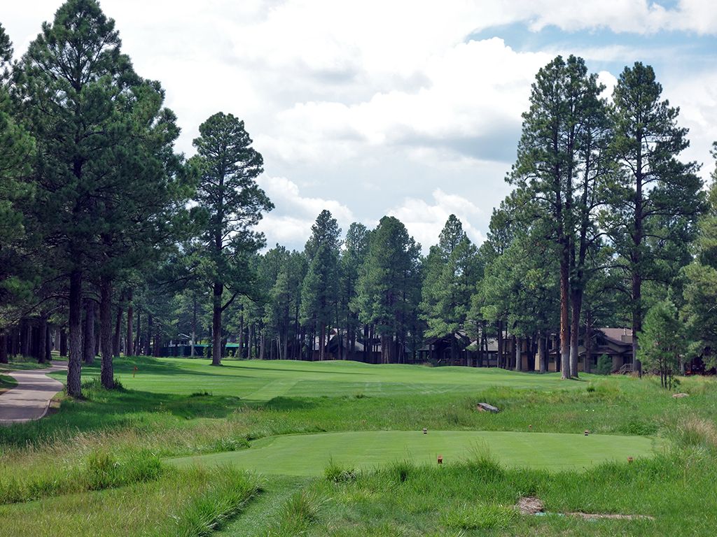 7th Hole at Forest Highlands Golf Club (Canyon) (476 Yard Par 4)